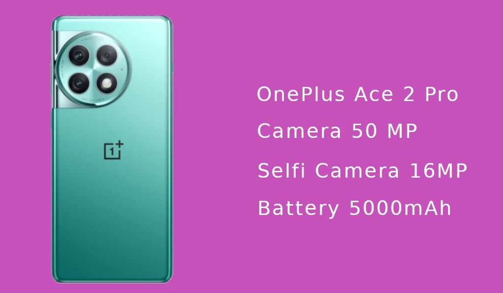 OnePlus Ace 2 Pro Camera