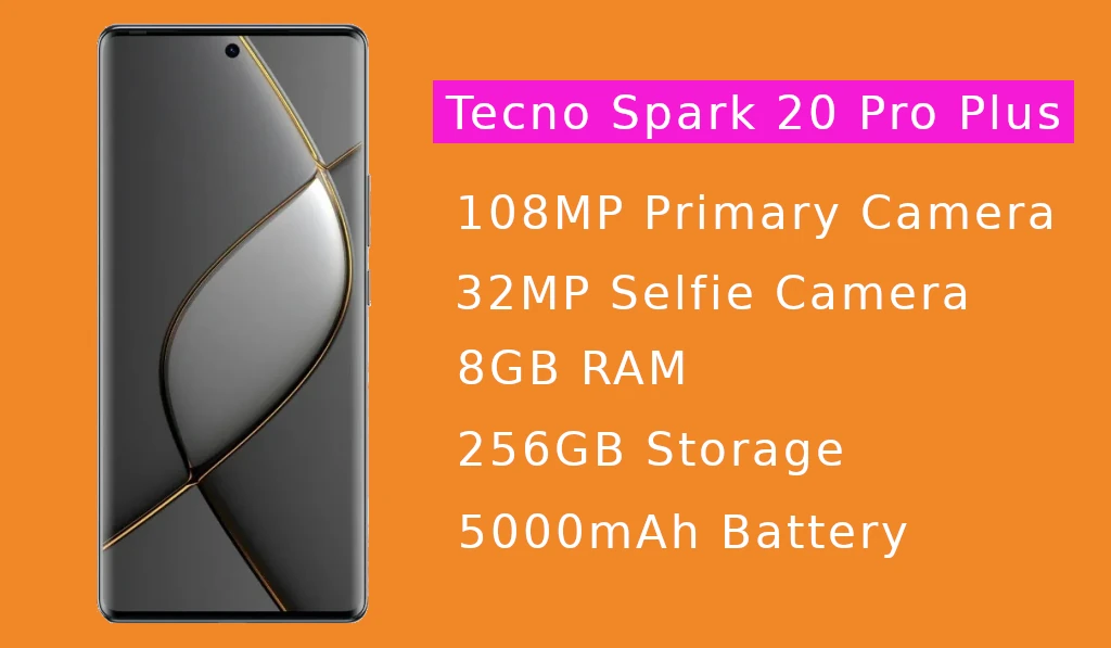Tecno Spark 20 Pro Plus Camera Battery and Storage