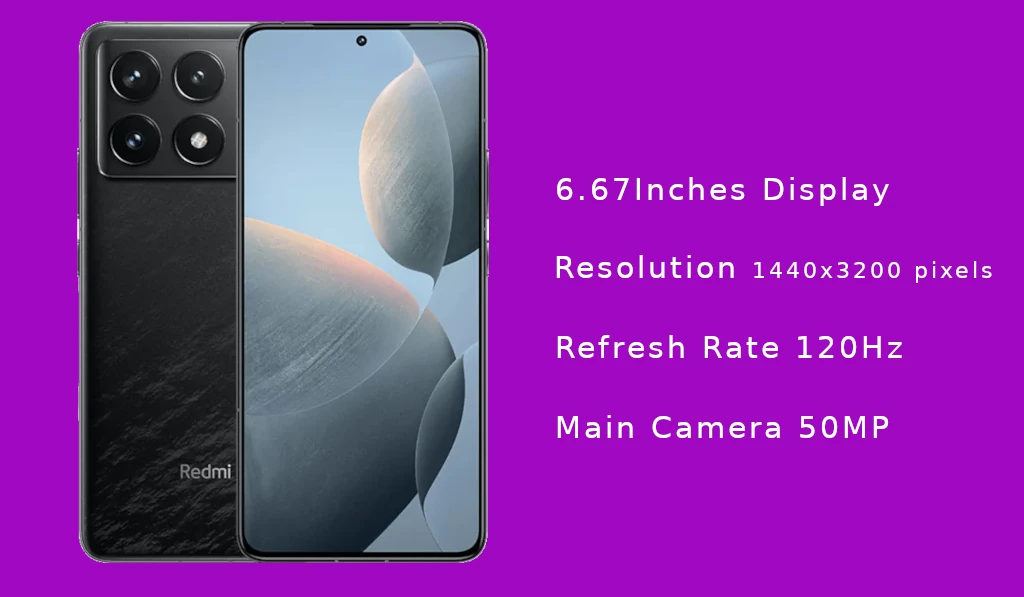 Redmi K70 Pro display and camera