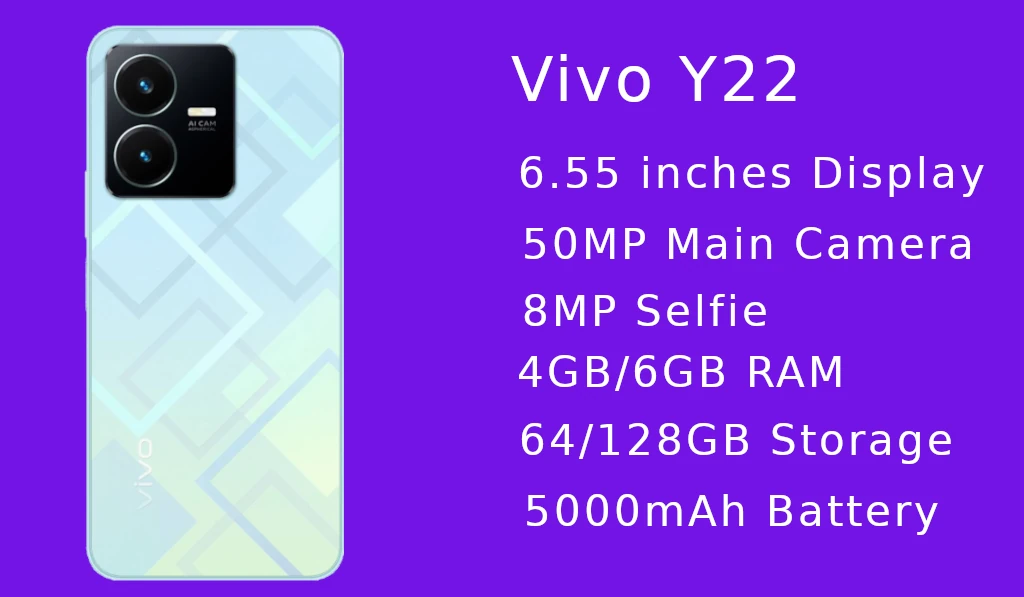 Vivo Y22 50MP Camera